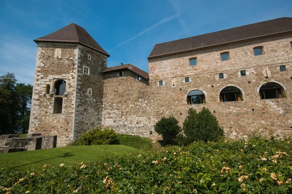 Ljubljana Slovenië Juli 2019 Ljubljanski Grad Een Kasteelcomplex Kasteelheuvel Boven — Stockfoto