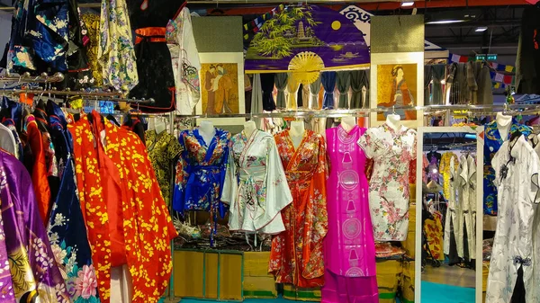 Bastia Umbra Italia Octubre 2019 Una Colección Kimono Colores Festival — Foto de Stock