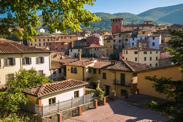 Loro Ciuffenna Uma Vila Medieval Com Mais Antigo Moinho Água — Fotografia de Stock