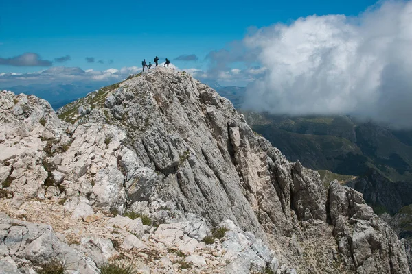 Cume Monte Terminillo Durante Primavera 2216 Metros Terminillo Mount Nomeado — Fotografia de Stock