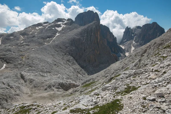 Vista Panorâmica Pale San Martino Planalto Pálido Trentino Itália — Fotografia de Stock