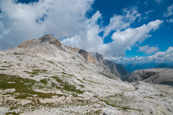 Gran Meseta Cumbre Pale San Martino Trentino Durante Día Verano — Foto de Stock