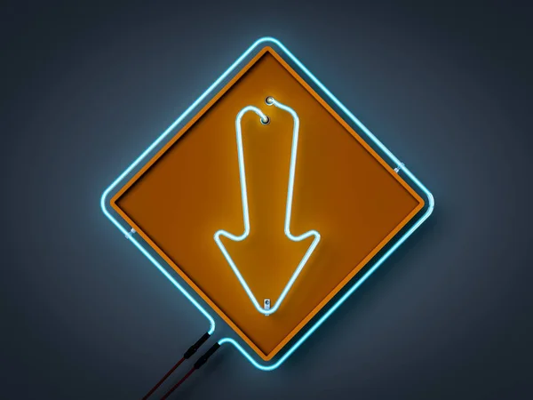Światła Neonowe Prostokąta Ramki Szablon Znak Dekoracji Krycia Ciemnym Tle — Zdjęcie stockowe