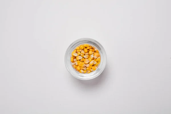 Vista Macro Grãos Milho Orgânicos Naturais Segundo Plano — Fotografia de Stock