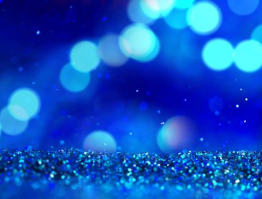 Poster süslemeler altın tozu ile. Glitter bokeh arka plan. Noel ve yeni yıl tatilleri, kış sezonu. Tebrik kartı 2019