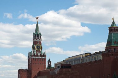 Moskova / Rusya-06.22.2014: Kızıl Meydan ve mimarisi.