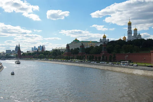 Moskova Rusya 2014 Moskova Nehri Mimari Görünümü — Stok fotoğraf