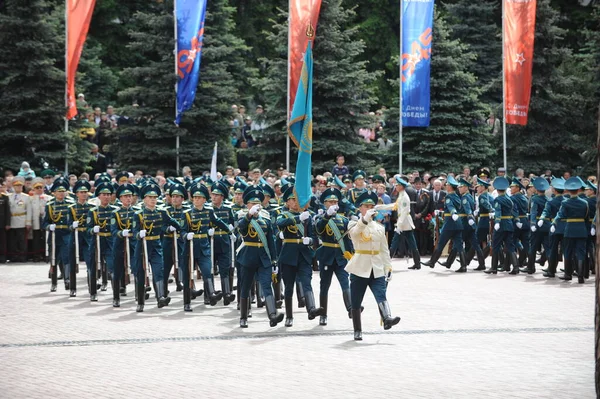 Almaty Cazaquistão 2011 Celebração Grande Dia Vitória Maio Parque Heróis — Fotografia de Stock