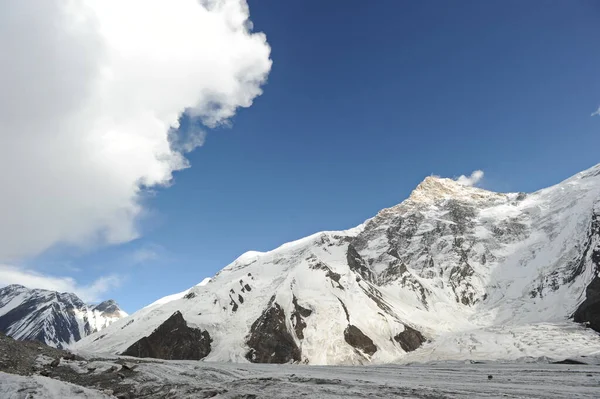 Pico Khan Tengri Las Crestas Tien Shan Frontera Tres Países — Foto de Stock