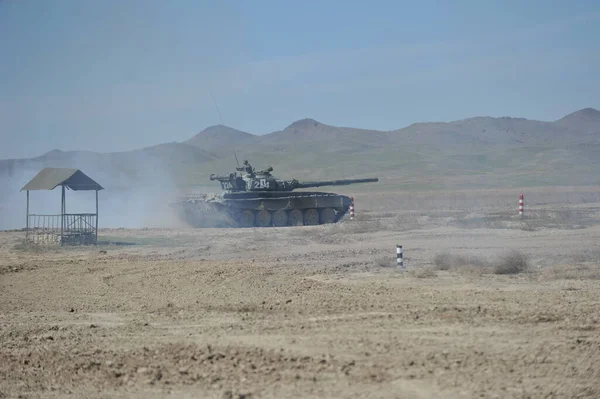 Almaty Kazajstán 2012 Ejercicios Las Fuerzas Armadas República Kazajstán Maniobras — Foto de Stock