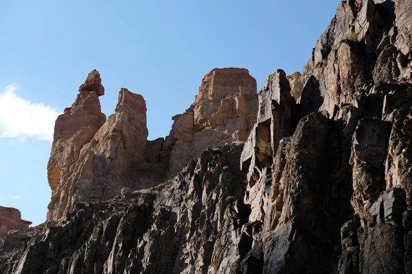 Naturschutzgebiet Charyn Schlucht Der Nähe Von Almaty Dies Ist Eine — Stockfoto