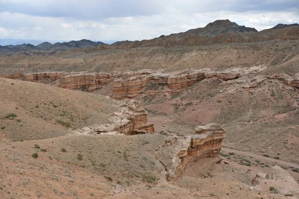 Nature Reserve Charyn Canyon Almaty Dry Gorge Washed Meltwater Area — Stock Photo, Image