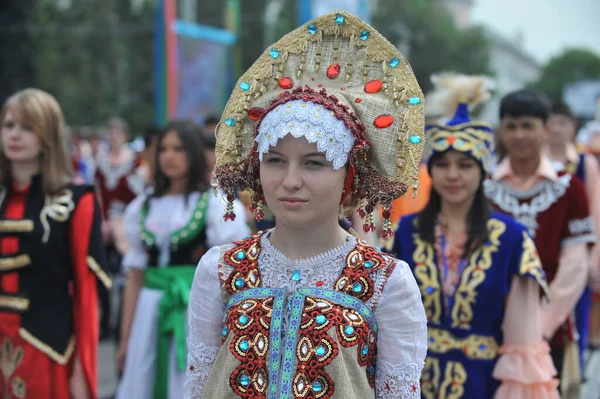 Almaty Kasachstan 2012 Staatsfeiertag Tag Der Einheit Des Kasachischen Volkes — Stockfoto