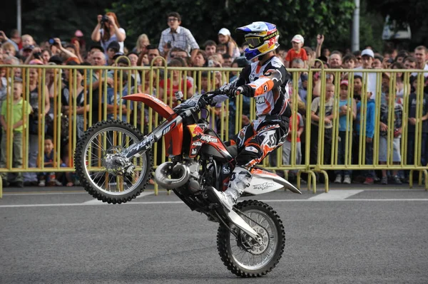 Almaty Kazachstan 2012 Motorshow Het Centrale Plein Van Stad — Stockfoto