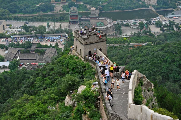 Beijing China 2012 Turistas Todo Mundo Recorren Parte Del Camino —  Fotos de Stock