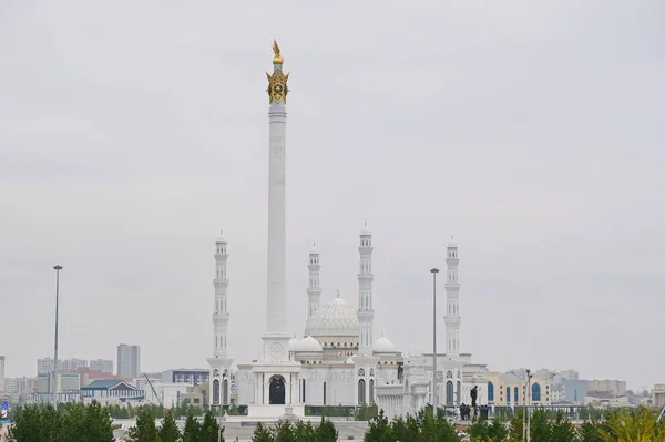 ヌールスルタン カザフスタン 2020 首都の中央モスク Nur Astana — ストック写真