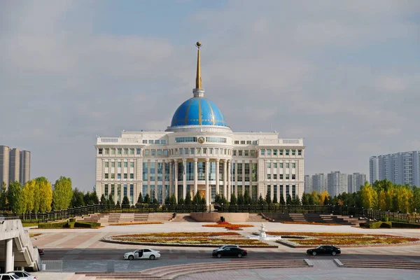 Nur Sultan Kazajstán 2020 Edificio Residencia Del Presidente República Kazajstán — Foto de Stock