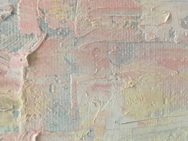 Tuval üzerine yağlı boya hassas pastel tonları Soyut güzel büyük vuruş