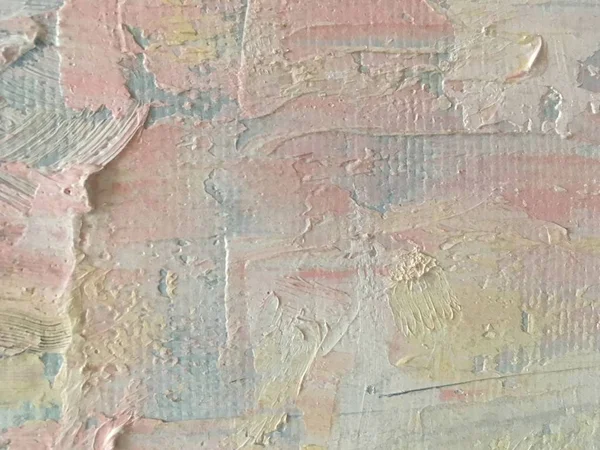 Tuval üzerine yağlı boya hassas pastel tonları Soyut güzel büyük vuruş