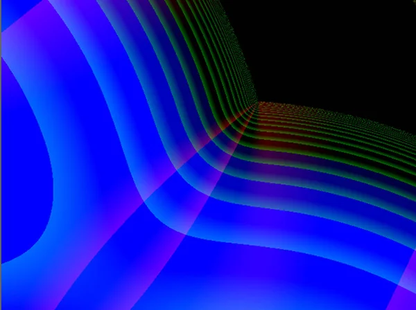 Абстрактний Динамічний Фон Синьо Чорний Сучасний Багатошаровий Лінійний Візерунок — стокове фото