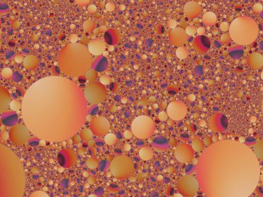 Soyut degrade modern reklam, çok renkli balon yaratıcı arka plan