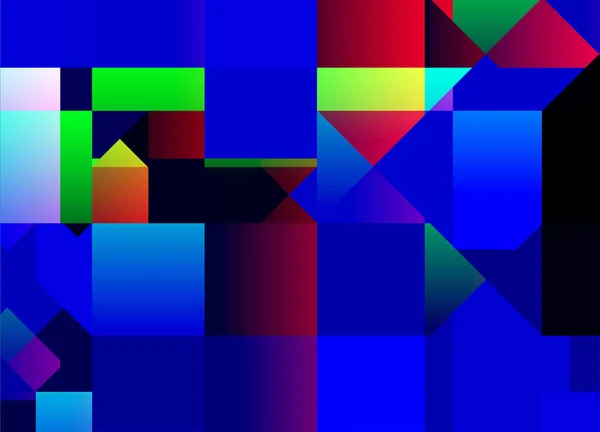 Publicidade Abstrata Multicolorida Geométrica Contemporânea Fundo Dinâmico — Fotografia de Stock