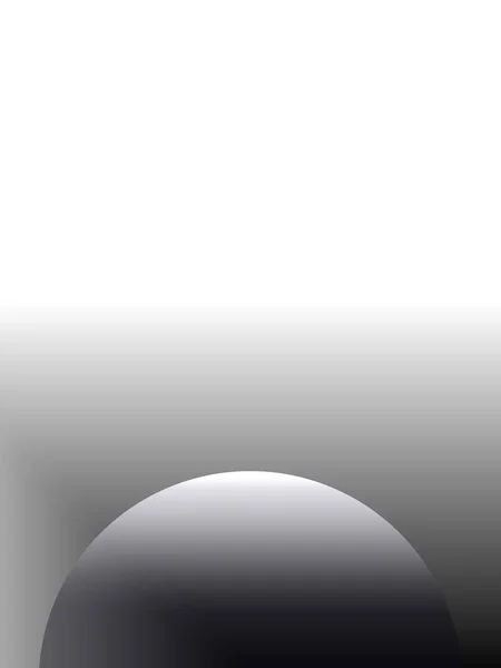 Абстрактная реклама серый фон, градиентный глобус декоративный — стоковое фото