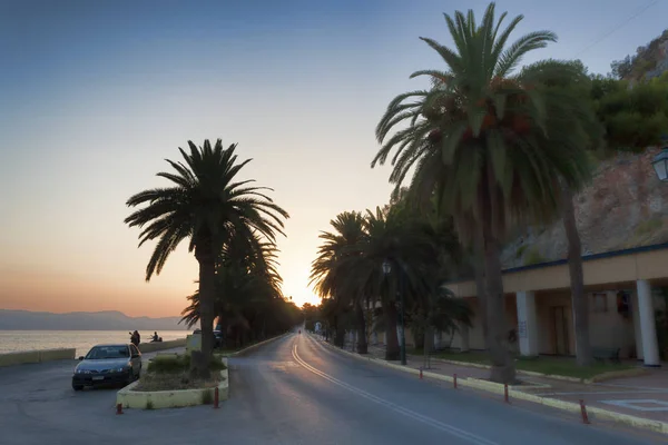 Loutraki Grekland Juli 2018 Vägen Från Loutraki Väster — Stockfoto