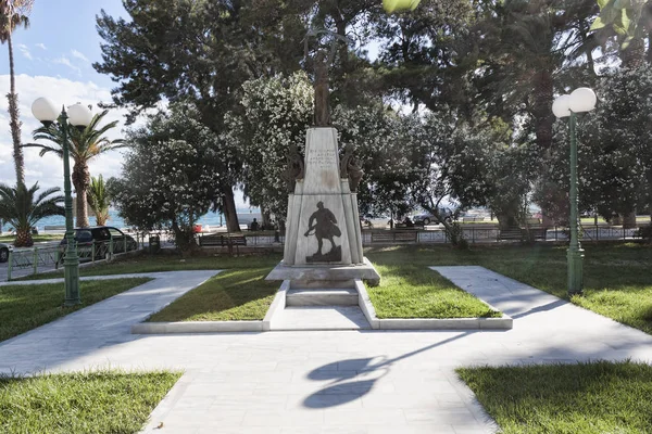 Loutraki Grèce Juin 2018 Monument Aux Grecs Combattants Occupation Fasciste — Photo