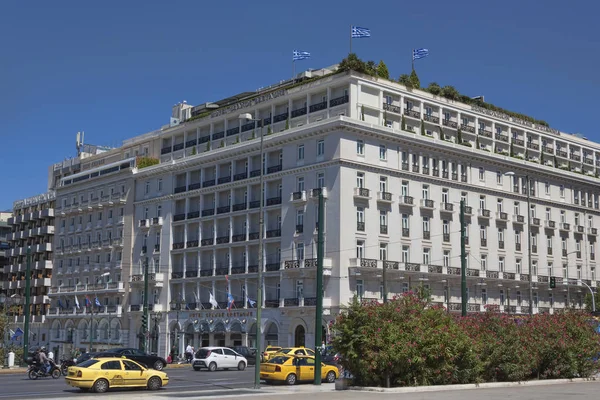 Atenas Grecia Junio 2018 Hotel Grande Bretagne Luxury Collection Hotel — Foto de Stock