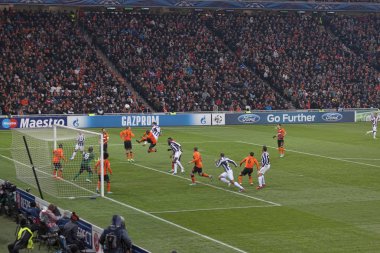 Juventus ile Shakhtar Donetsk arasında Şampiyonlar Ligi maçı