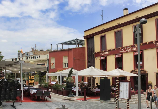 Non lontano dal teatro-museo di Salvador Dalì a Figueres — Foto Stock