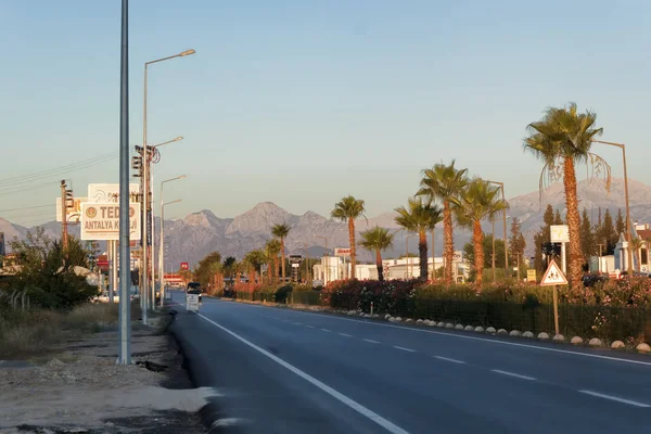 A caminho do Aeroporto de Antalya — Fotografia de Stock