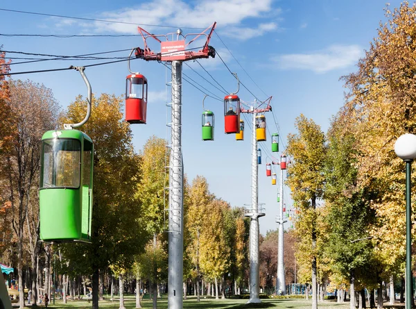 Kharkiv Ucrania Octubre 2016 Teleférico Gorky Park Kharkov — Foto de Stock