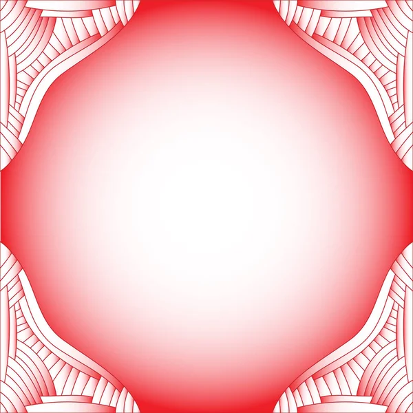 赤と白のグラデーションの背景 — ストックベクタ