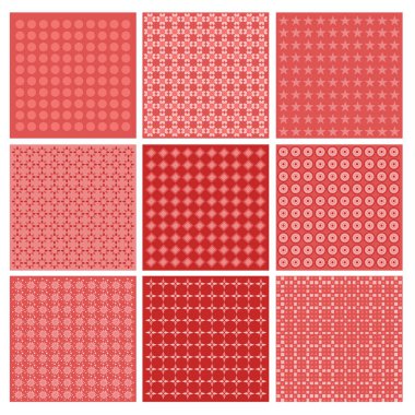 Kırmızı sorunsuz döşeme dokular topluluğu