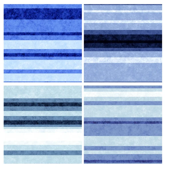 Nahtlose Blau Gestreifte Texturen — Stockfoto