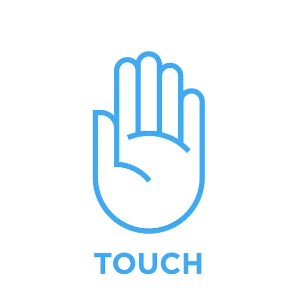 Hand touch icon — Stock Vector