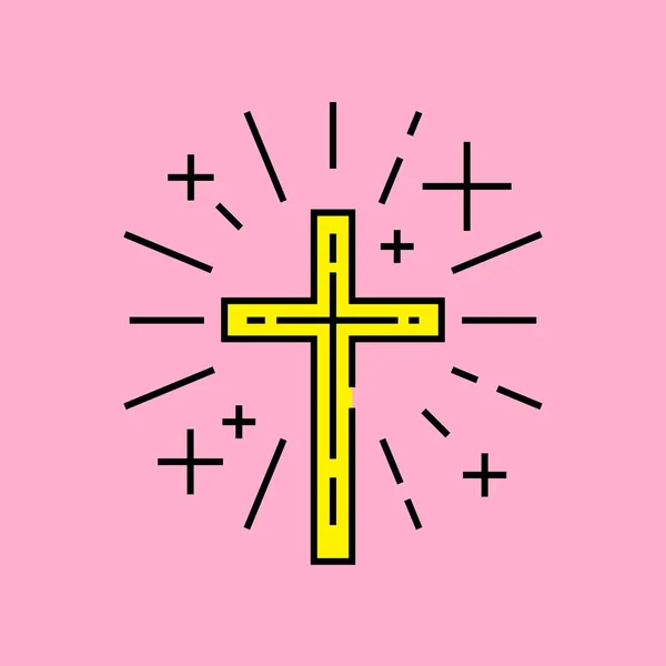 Christliches Symbol — Stockvektor