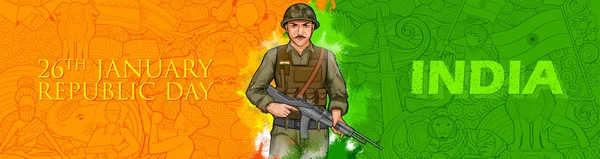Indian army Vector Art Stock Images | Depositphotos