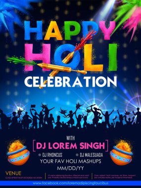 renkli promosyon arka plan renkleri Festivali kutlama Hintçe Holi onun Holi anlamı Hain mesajıyla için