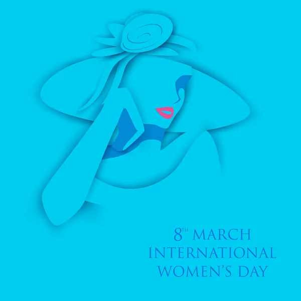 Поздравления с Международным женским днем 8 марта — стоковый вектор