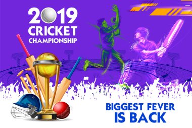 topa vuran oyuncu ve Kriket Şampiyonası spor 2019 oynarken melon