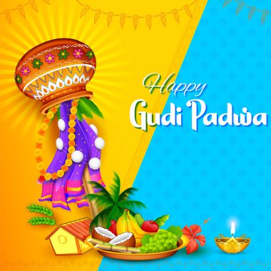 Gudi Padwa ay yeni yıl kutlama Maharastra Hindistan