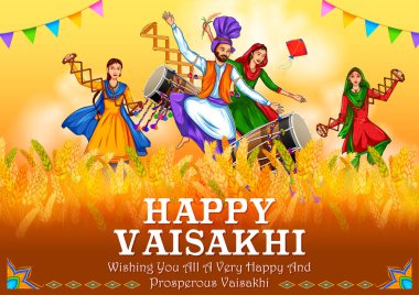 Mutlu Vaisakhi Punjabi bahar hasat festivali Sih kutlama geçmişi