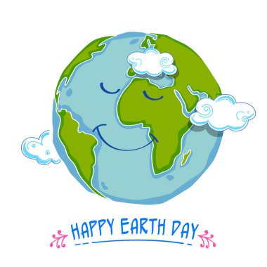 Güvenli ve Yeşil Küre için Dünya Günü konsepti