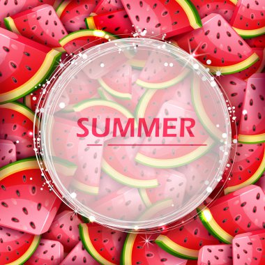 Yaz saati poster duvar kağıdı için eğlenceli Parti Davetiyesi afiş şablon