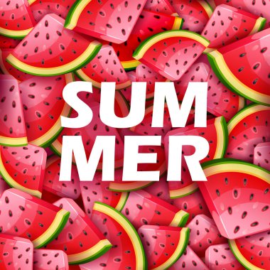 Yaz saati poster duvar kağıdı için eğlenceli Parti Davetiyesi afiş şablon