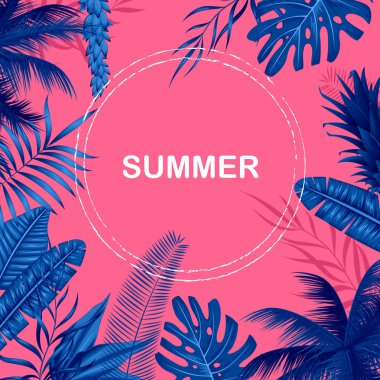 Yaz saati poster duvar kağıdı için eğlenceli Parti Davetiyesi afiş şablon