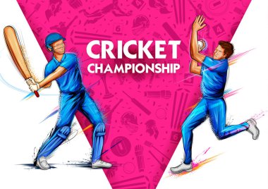 Batsman oyuncusu oynayan Kriket Şampiyonası spor 2019